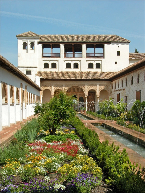 Fuentes y jardines del Generalife Granada