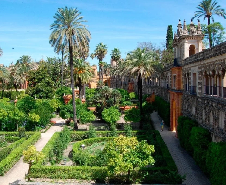 Tour privado Alcazar de Sevilla jardines