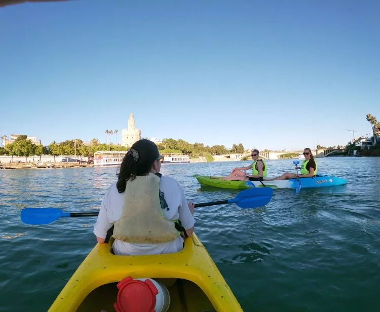 Kayak dans le Guadalquivir