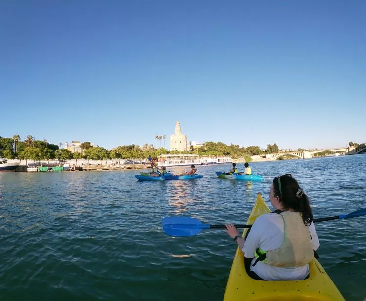Kayak dans le Guadalquivir