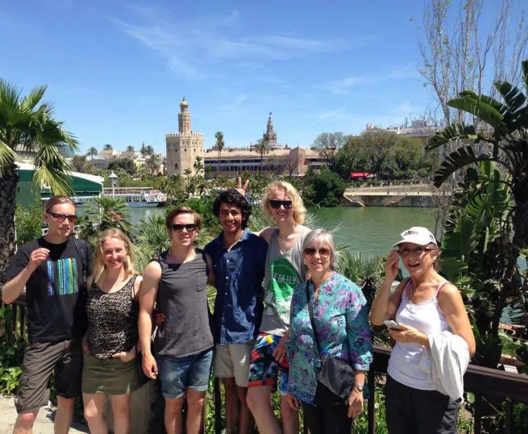 Triana and bullfight ring Seville