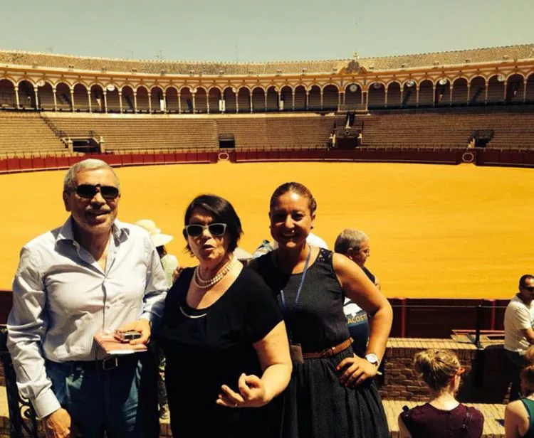 Triana and bullfight ring Seville