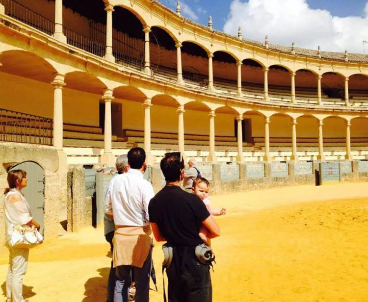 Triana and bullfight ring Seville