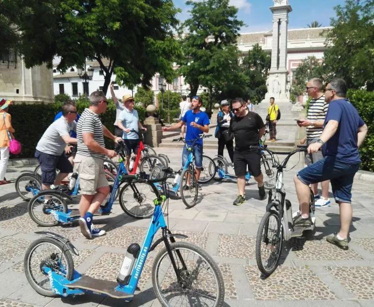 Electric scooter tour